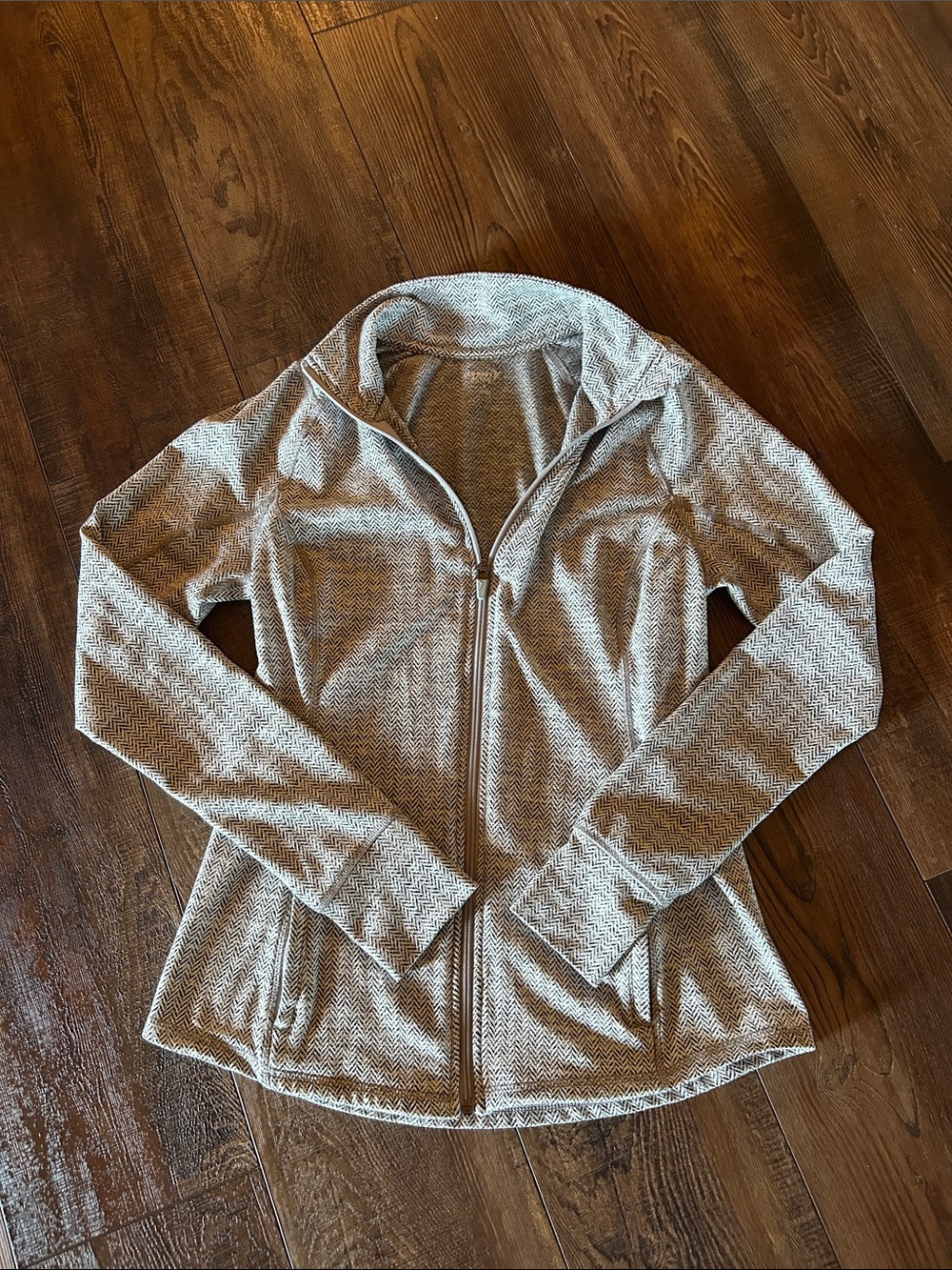 Old Navy Light Gray Zip-Up Jacket